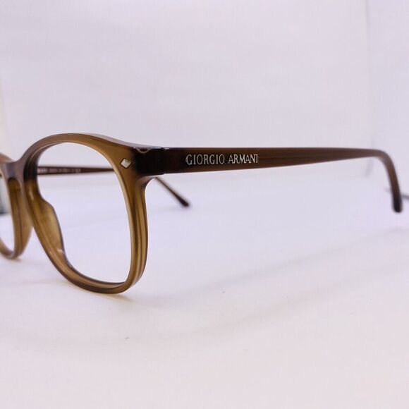 Giorgio Armani Eyeglasses AR 7003 5003 52 [] 18 145 MM Brown Frames Of Life - Picture 8 of 9